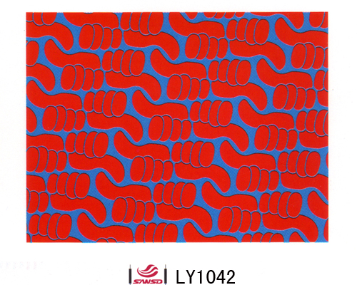 Double color cold decorative pattern