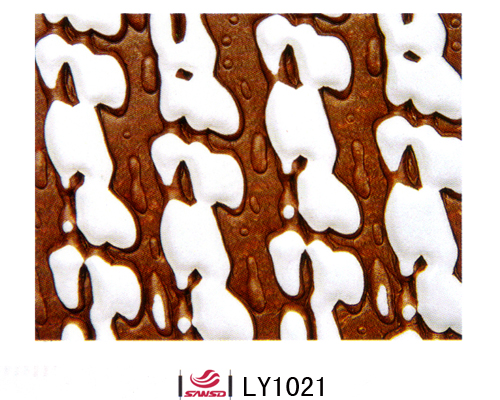 Double color cold decorative pattern